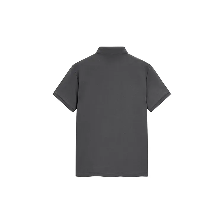 PEACEBIRD MEN Polo Shirts Men Dark Gray 1 Slim Fit-1
