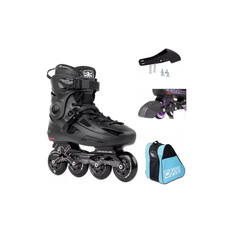 FLYING EAGLE Inline Skates Casual Street Skating, Stylish Unisex 35 46 Black FBS+Brake-7