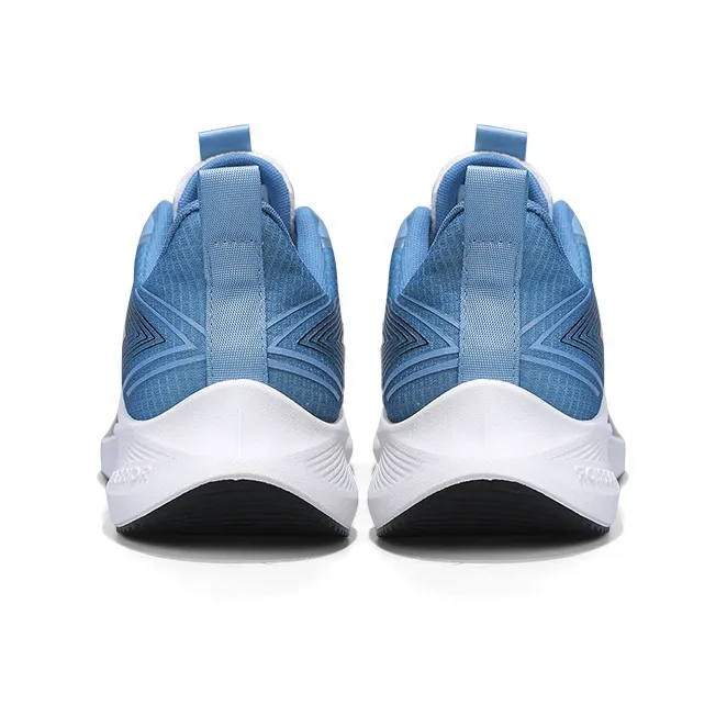 WARRIOR Running Shoes Men Low Top White/Blue-4