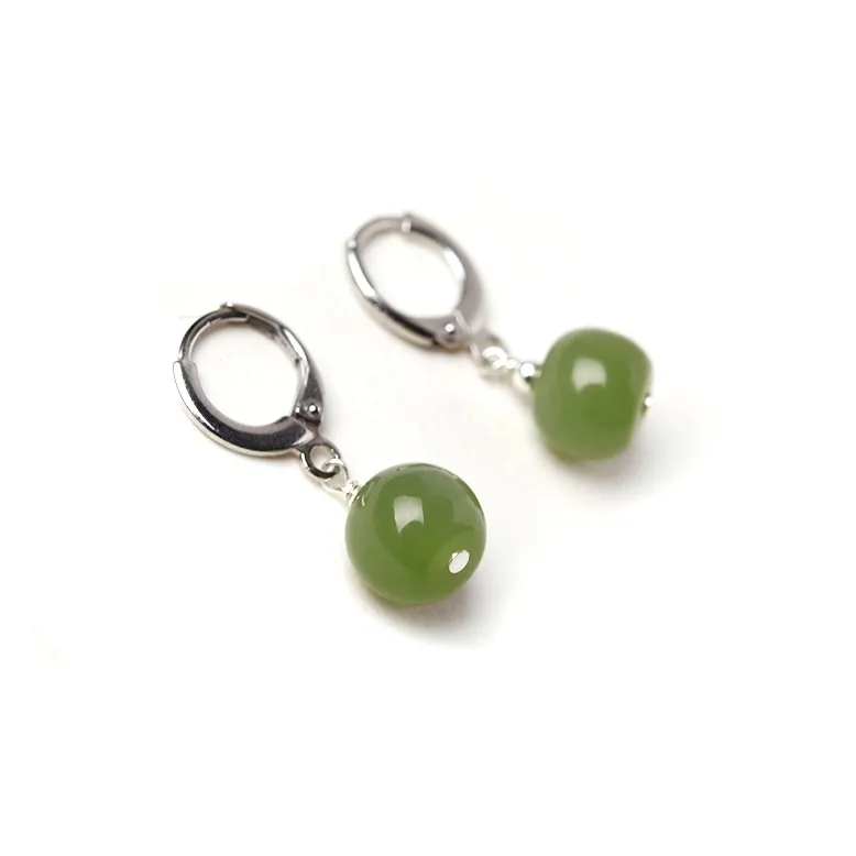 Tokai Family Earrings Green Jade Women's-2