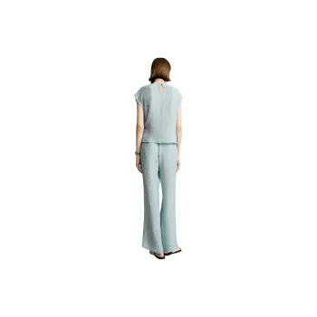 Yan Domain Casual Pants Women's Light Blue