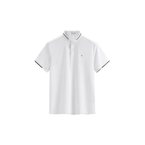 PEACEBIRD MEN Polo Shirts Men White 1 Slim Fit