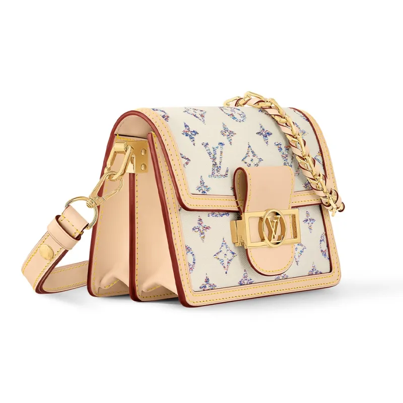 LOUIS VUITTON Leather Dafne Crossbody Bag, Shoulder Bag Women's Multicolor-1