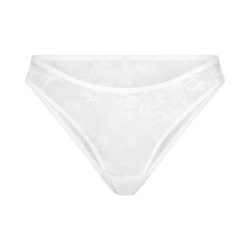 SKIMS ULTRA FINE LACE BIKINI Underpants Women's 1 Pack MARBLE/Marble-0