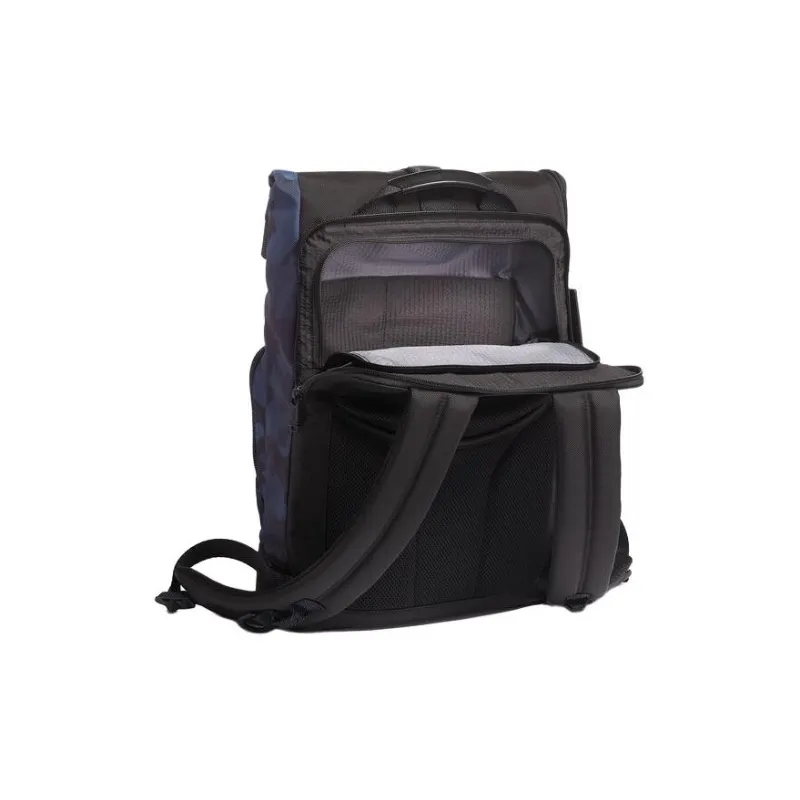 TUMI Alpha Bravo Fabric Backpack Men's Black & Blue-3