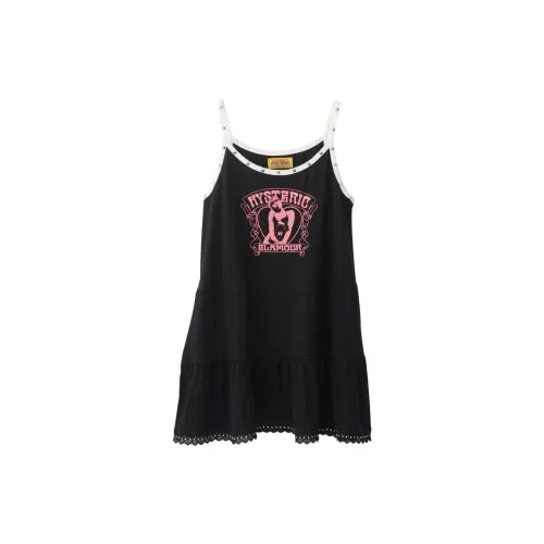 HYSTERIC GLAMOUR Slip Dresses Women's Black