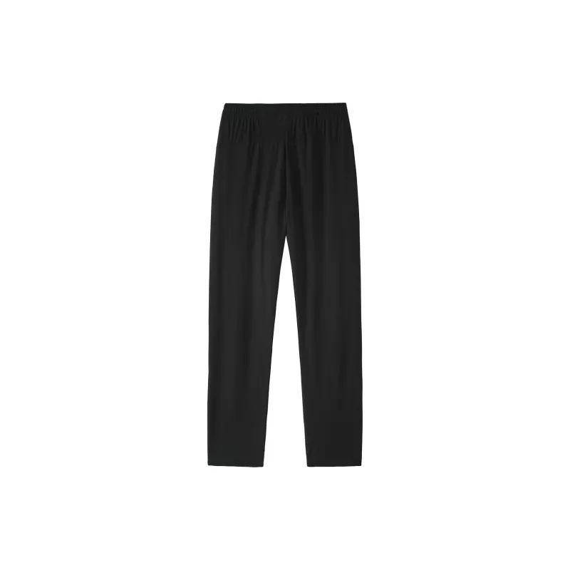 K-bird Casual Pants Unisex Flat Black-1