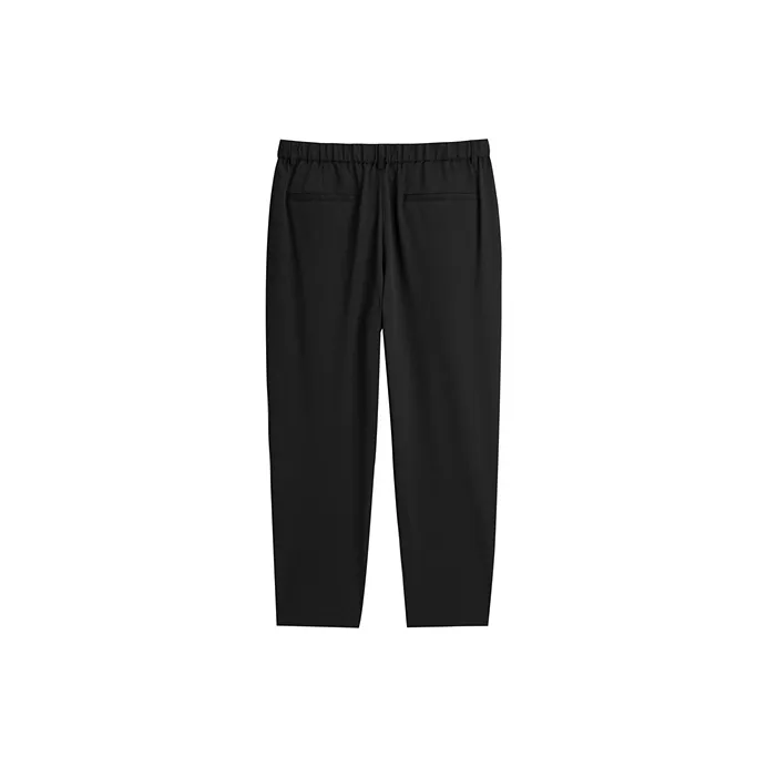 PEACEBIRD MEN Casual Pants Unisex Black 1 Conical-1