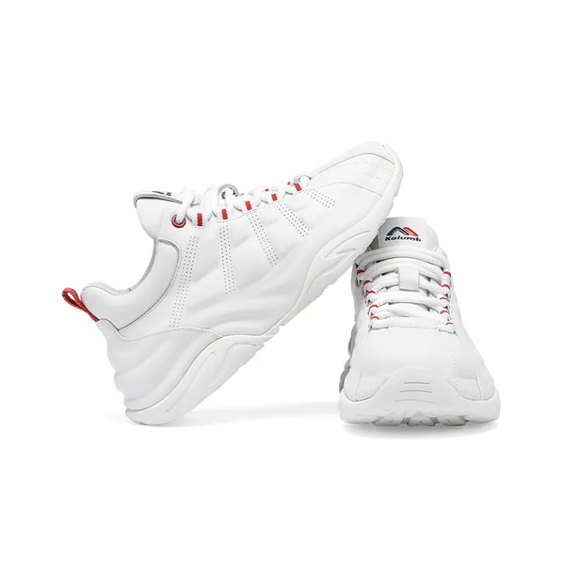 KOLUMB Abrasion Resistant, Waterproof, Breathable, And Moisture Wicking Low Top Chunky Sneakers Women's-2