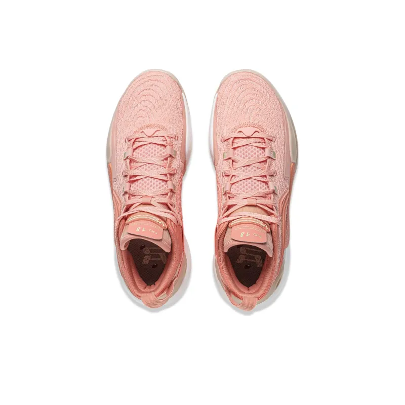 LINING YuShuai 18 Basketball Shoes Men Low Top Pink/Orange-3