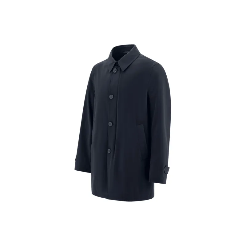 HERNO Single-Breasted Long Sleeved Trench Coat-2