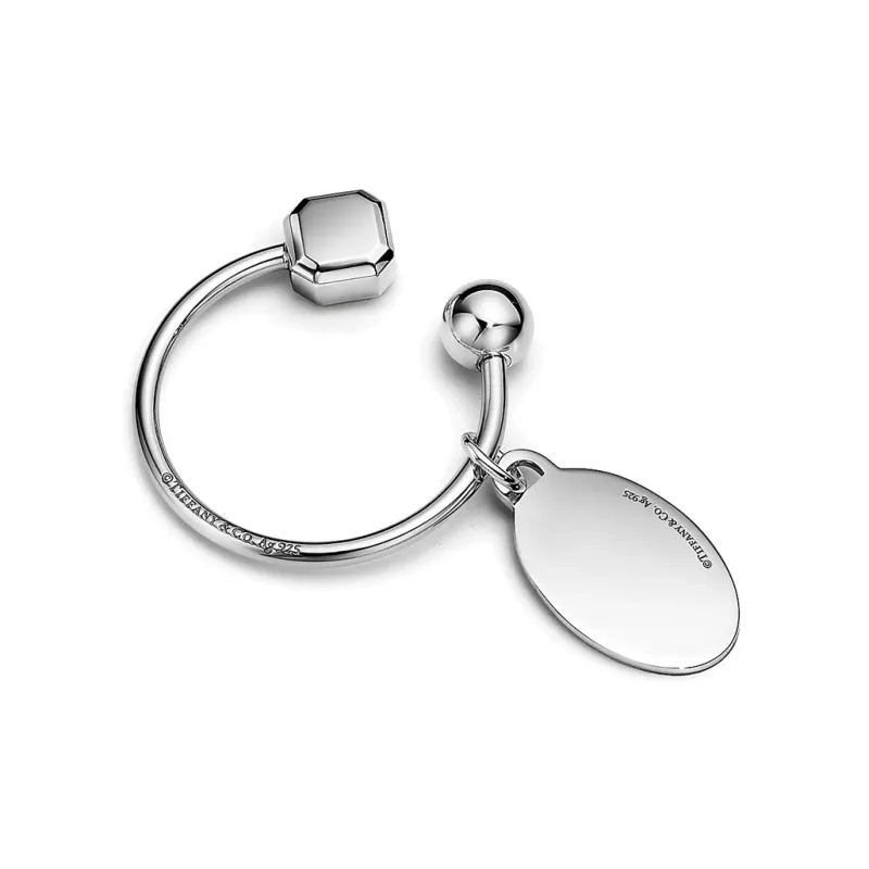 TIFFANY & CO. Keychains Unisex Silver-1