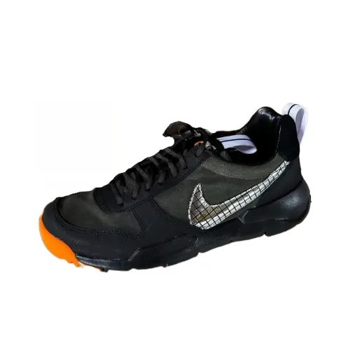 Tom Sachs x Tdv nike Mars Yard Durable Breathable Low Top Casual Shoes Men's Black
