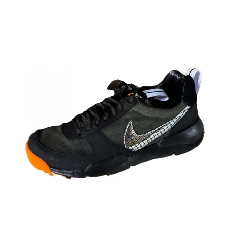 Tom Sachs x Nike Mars Yard Durable Breathable Low Top Casual Shoes Men's Black-0