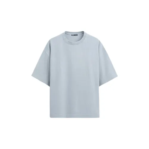 ZARA T-Shirts Men Light Gray