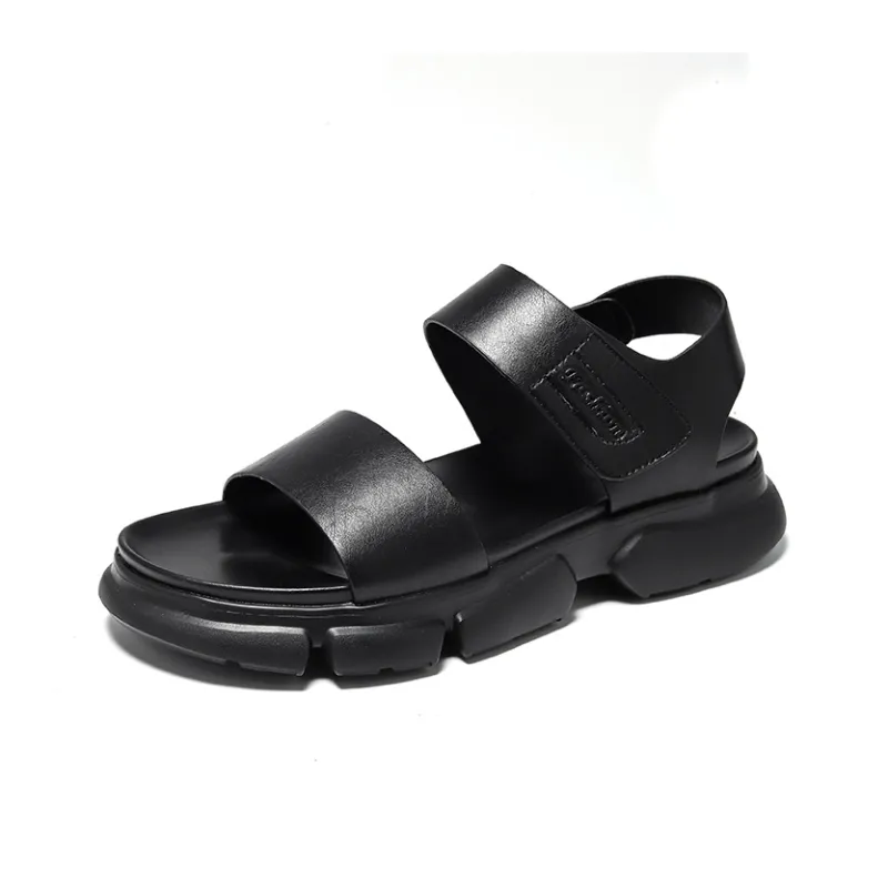 Chi Wolf Beach Sandals Unisex Black-1