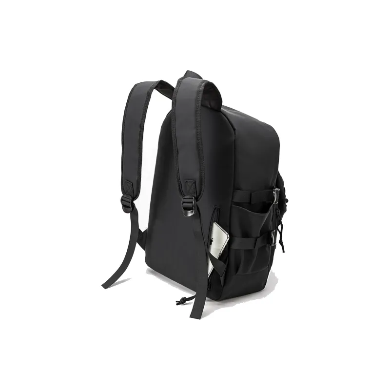 NIGEER Synthetic Leather Backpack Regular Men's Black-2