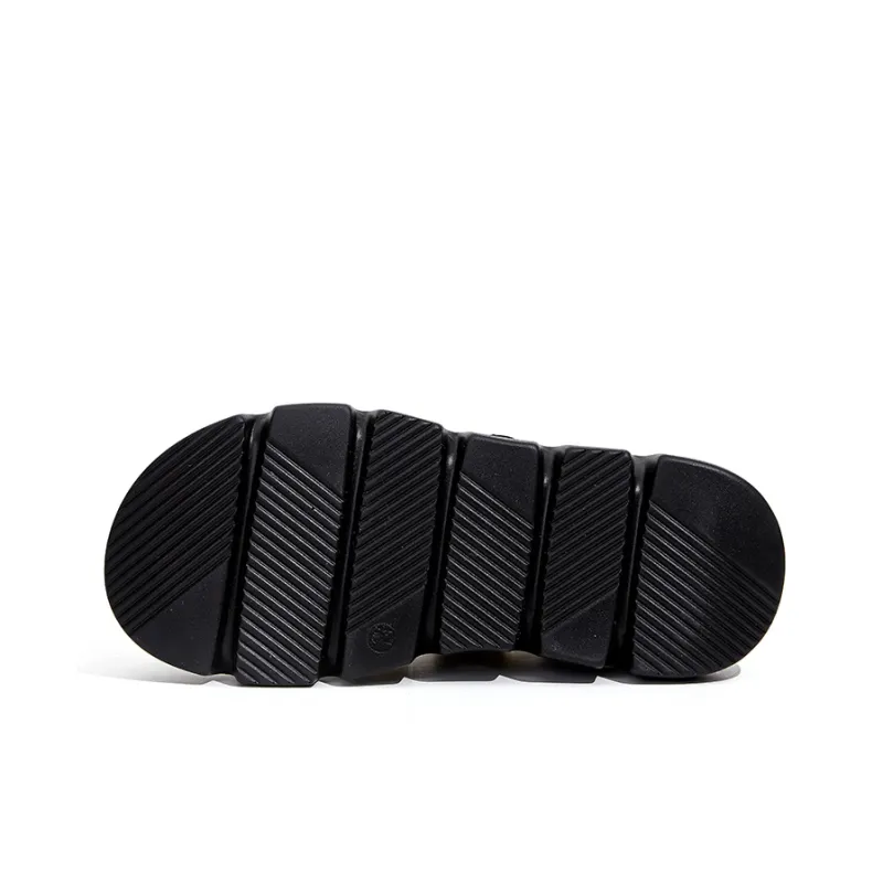 WARRIOR Beach Sandals Women's Black Yellow-3