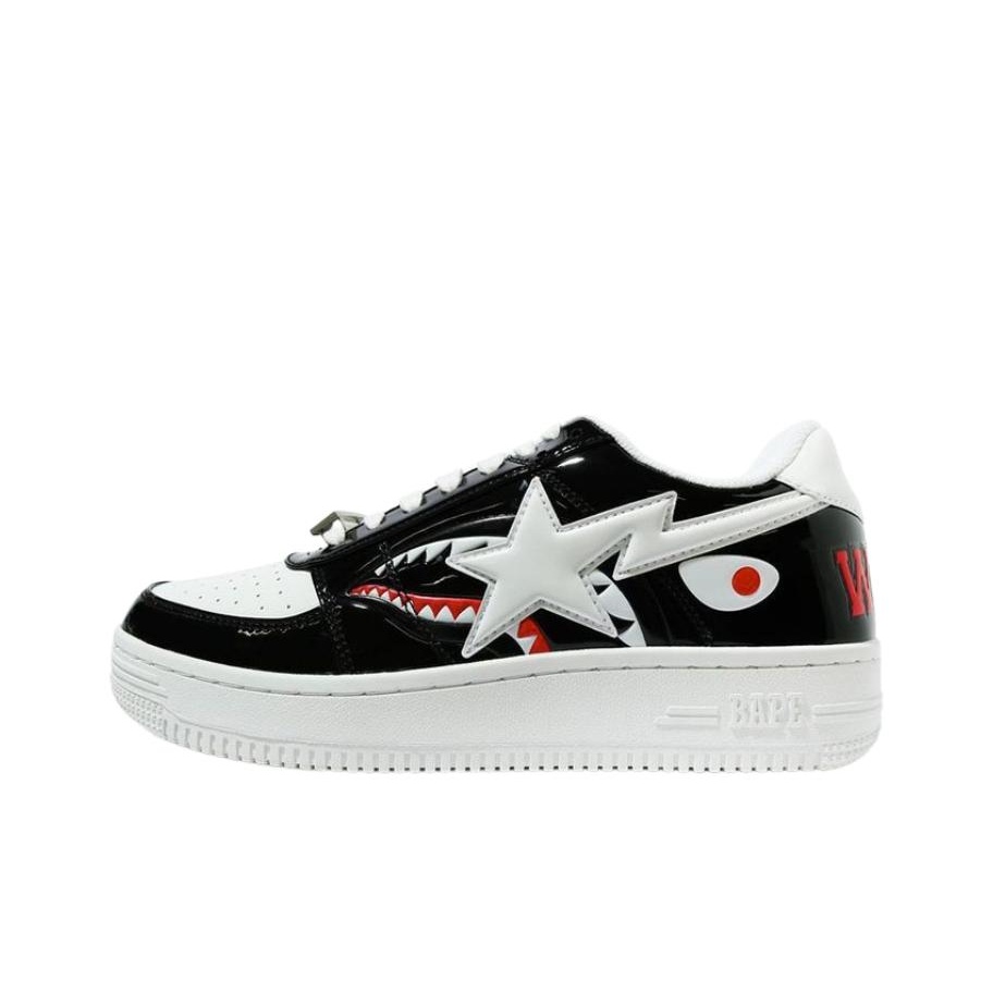 Bapesta Low Shark Black - POIZON Bapesta Low Shark Black - POIZON
