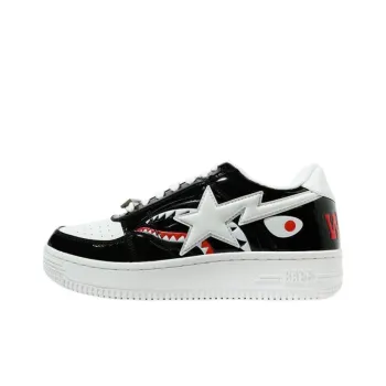 BAPE A BATHING APE Bape Sta Low Color Block Shark Black
