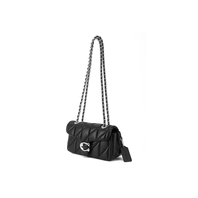 COACH Tabby Nappa Leather Pillow Bag, Handbag, Shoulder Bag Women's Black-1