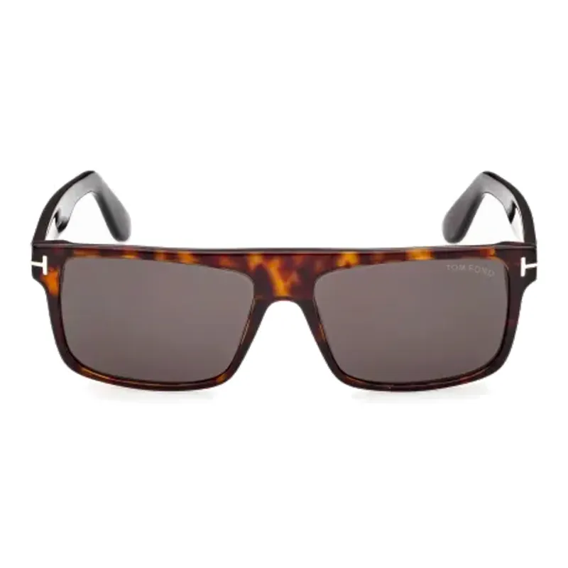 TOM FORD Eyewear Square frame Tortoiseshell Sunglasses-1