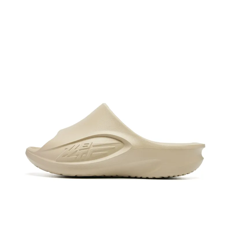 QIAODAN Flying Shadow Slippers 3.0 Quiet Slip-Resistant Abrasion-Resistant Quick Dry Slide Slippers Men's Nutty-0