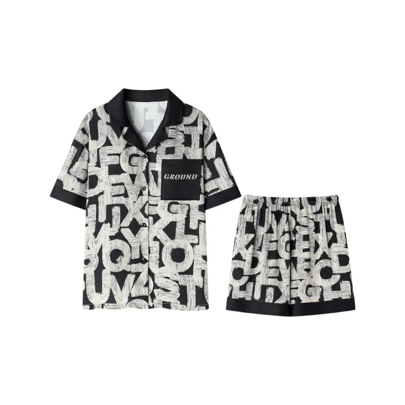 William Pajama Set Women's Black-0