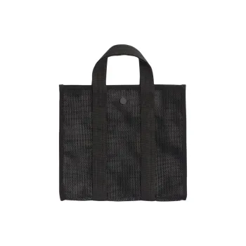 A.P.C PVC Coated Polyester Tote Bag Shopping Bag Handbag Small Size Unisex Black