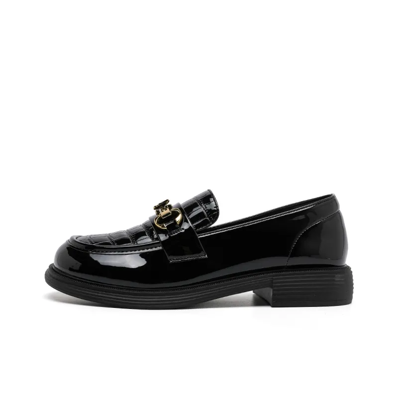 DAPHNE Loafers Women's Black, Beige-1