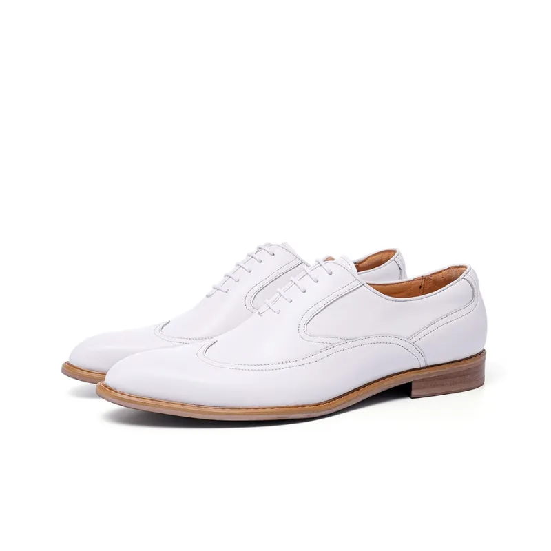 ASTON M.JAZZ Dress Shoes Men Low Top White-2