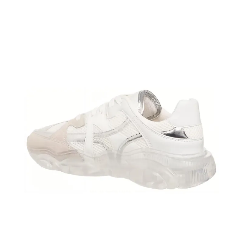MOSCHINO Round-Toe Chunky Lace-Up Sneakers Women's-4