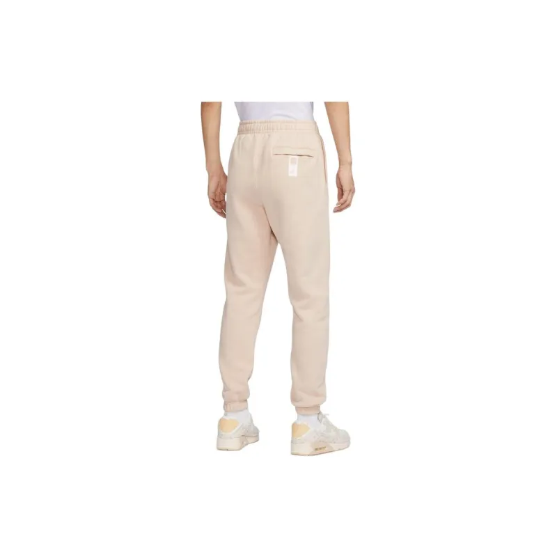 Nike Sportswear Club Knitted Sports Pants Men's Sand Pile White-1