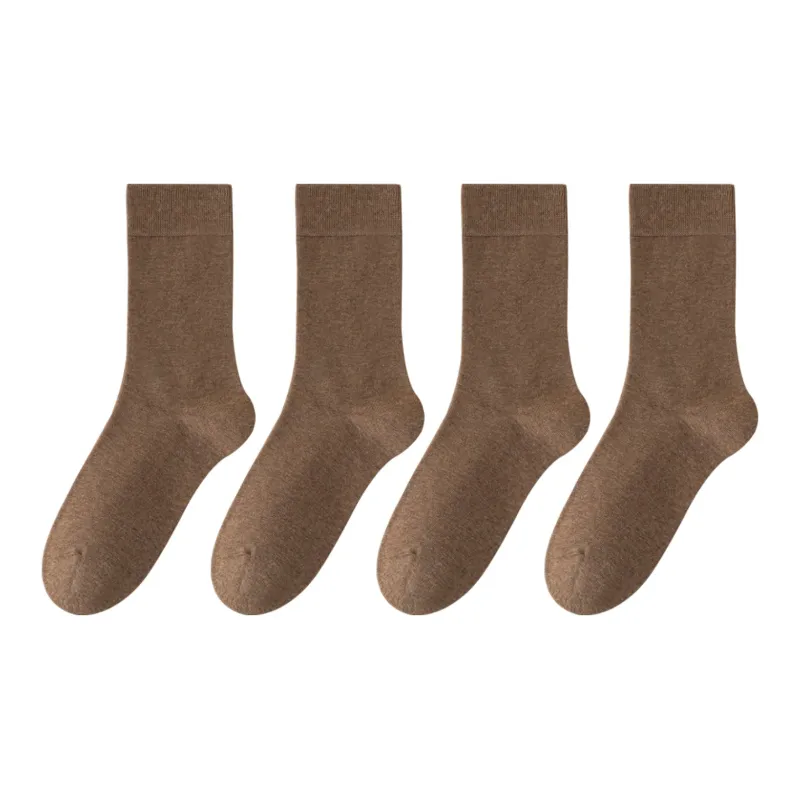 XXLLG Mid Calf Socks Women's 4 Pack-12