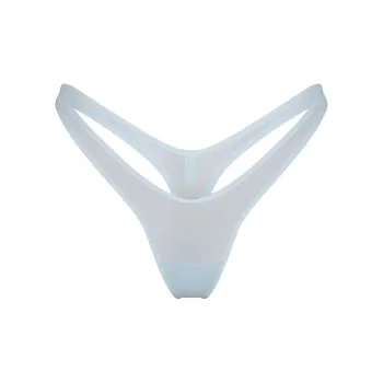 SKIMS ULTRA FINE MESH MICRO DIPPED THONG Underpants Women's 1 Pack Celeste Sky Blue