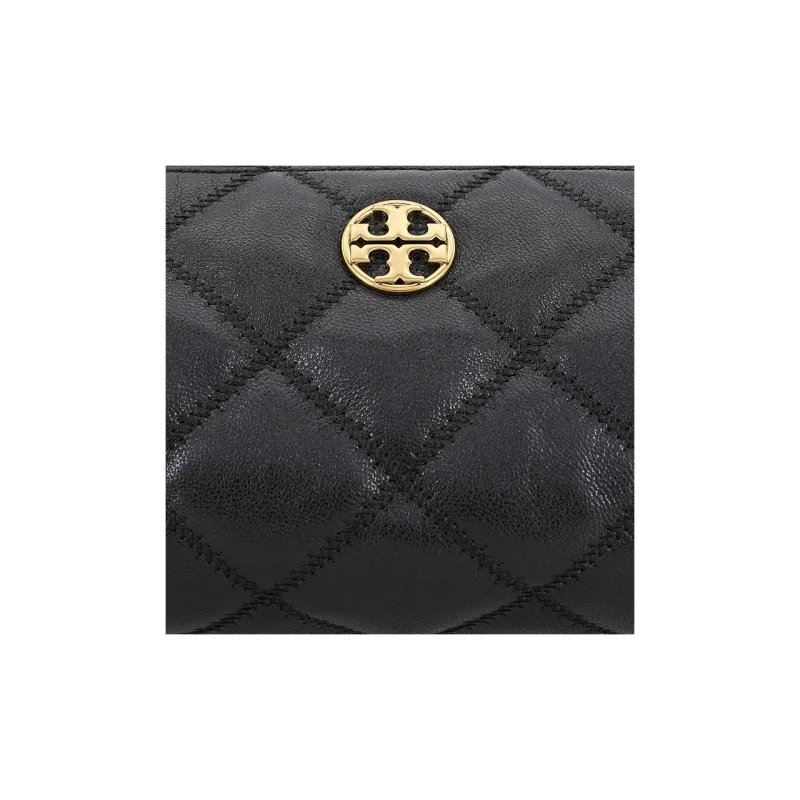 TORY BURCH TB Willa Sheepskin Shoulder Bag, Crossbody Bag Mini Women's Black-4