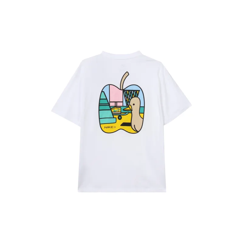 Nike T Shirts Men White-1