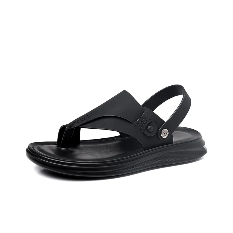 Poitulas Beach Sandals Men's Black-2