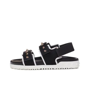 Valentino Open Beach Sandals Women's Black