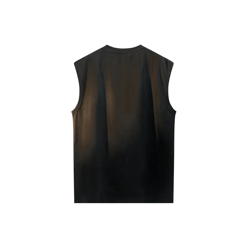 BOBBY ABLEY Loose Fit Casual Crew Neck Moisture Wicking Heavyweight Sleeveless Tank Top Unisex-1