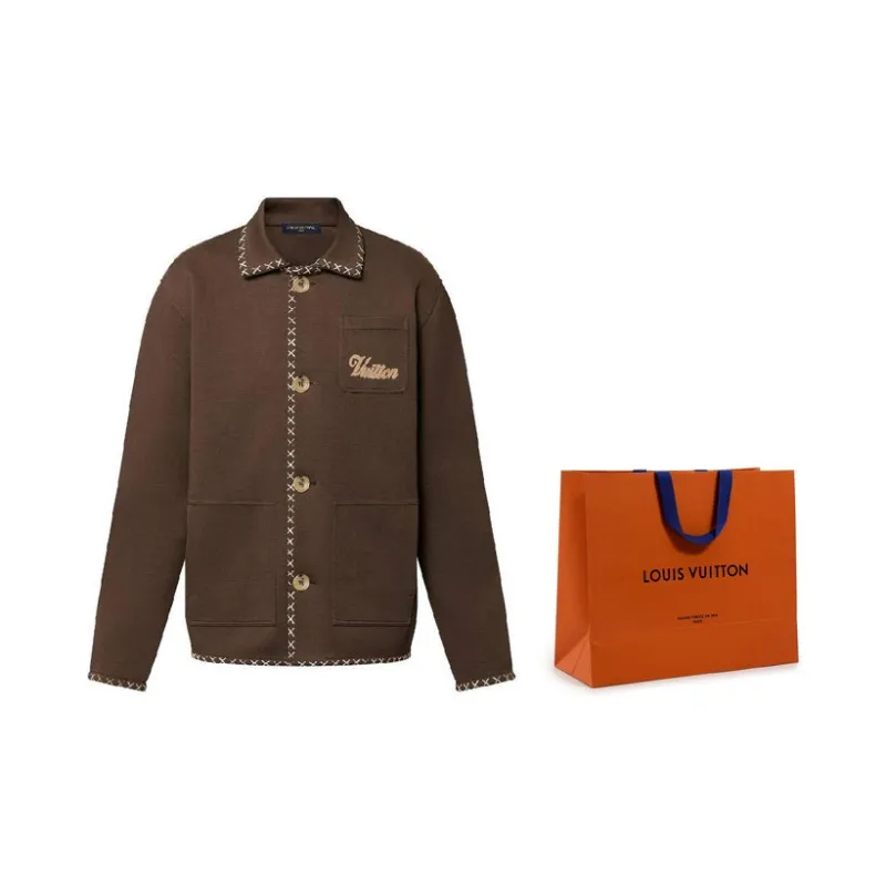 LOUIS VUITTON x Tyler SS24 Jackets Coats Men's Chocolate-1