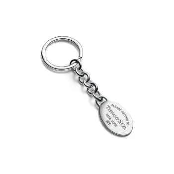 TIFFANY & CO. 925 Sterling Silver Keychains Unisex Silver