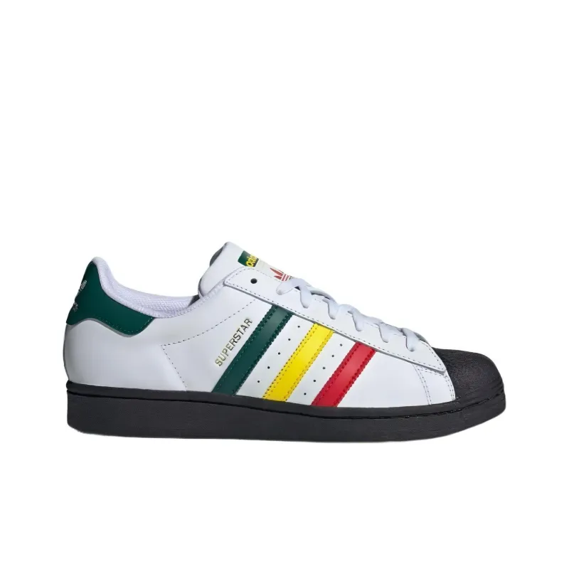 Adidas Superstar Rasta White-1