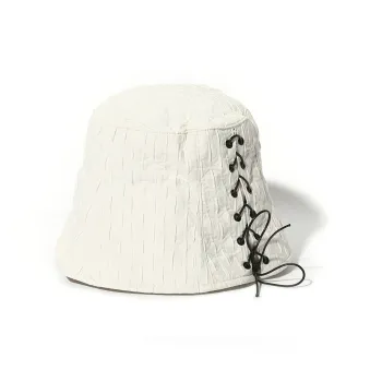 Clect Polyester Bucket Hats Women's Black/White