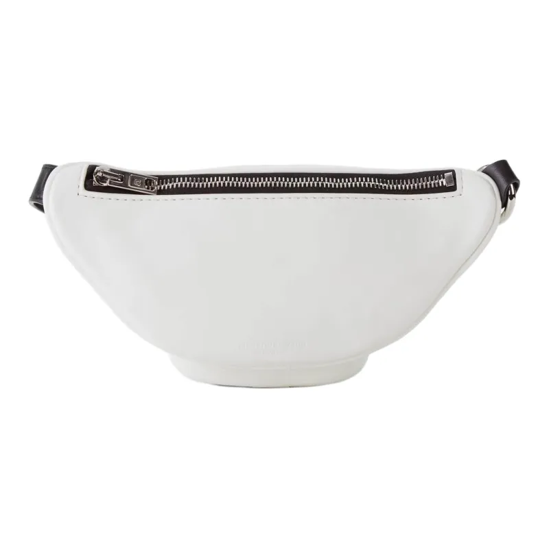 Alexander Wang Attica Sheepskin Shoulder Bag Crossbody Bag Sling Bag Fanny Pack Medium Size Unisex White-2
