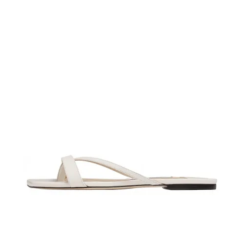 Jimmy Choo Slide Slippers Women's White