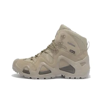 Lowa ZEPHYR GTX MID Cushioning, Abrasion Resistant, And Waterproof Mid Top Hiking Shoes Men's Light Brown