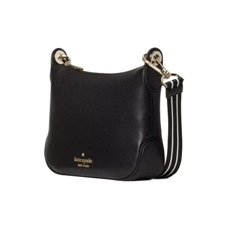 Kate Spade Pebbled Leather Shoulder Bag Crossbody Bag Small Size Women's Black-1