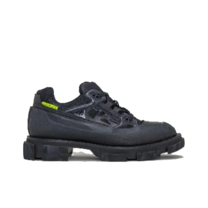 Both Low Top Platform Shoes Unisex Black-1