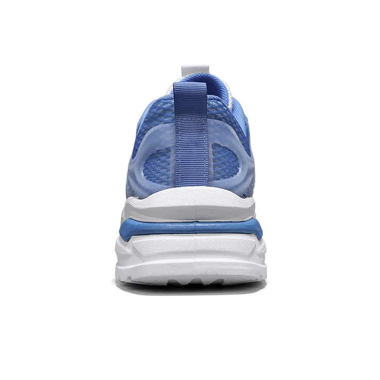 WARRIOR Chunky Sneakers Men Low Top Beige Gray Gradient/White Blue Gradient-20